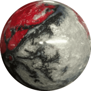 Boule Polyester T-Zone Scarlet Shadow (Rouge/Noir/Gris Argent)