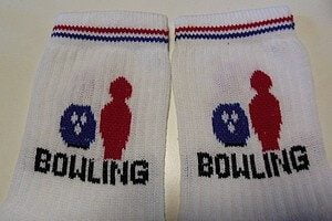 Chaussettes brodées bowling (lot de 3 paires)