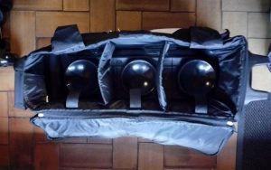 Sac 3 Boules Roulettes Brunswick Blitz Intérieur