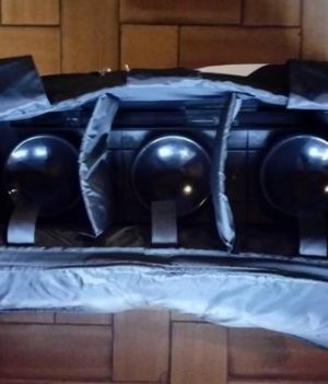 Sac 3 Boules Roulettes Brunswick Blitz Noir