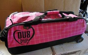 Sac 3 Boules Tote Simple DV8 Diva Rose/Noir