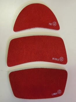 Semelle Adaptable pour Etonic E-Tour Master N°2 (Rouge)