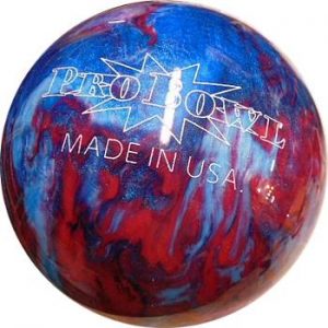 Boule Polyester ProBowl Bleu/Bleu Ciel/Rouge