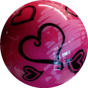 Boule de Spare Fantasy Viz-a-Ball Hearts (coeurs) 1