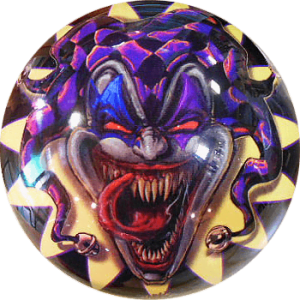 Boule de Spare Fantasy Viz-a-Ball Joker faceBoule de Spare Fantasy Viz-a-Ball Joker arrière