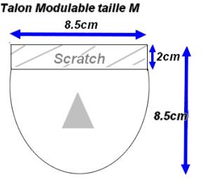 Talon Modulable Universale Taille M