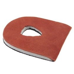 Talon Adaptable Plat en Cuir Marron