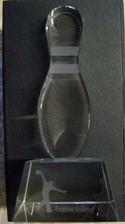 Trophée Cristal Quille