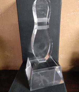 Trophée Cristal Quille