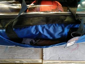 Sac3 boules Tote Brunswick Tournament Bleu/Noir Poche