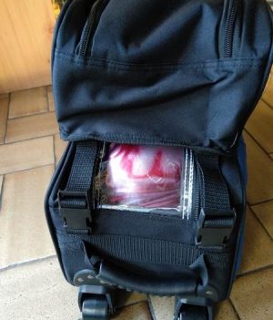 Sac 3 Boules Tote Plus Brunswick Tournament Bleu-Noir (avec compartiment)