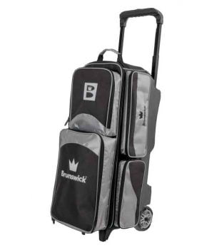 Sac 3 Boules Roulettes Brunswick Edge Gris/Noir