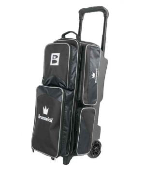 Sac 3 Boules Roulettes Brunswick Edge Noir/Noir