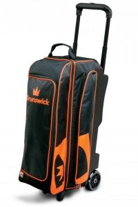 Brunswick Sac 3 boules Roulettes Blitz Noir/Orange
