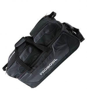 Sac 3 Boules Tote Plus ProBowl Noir/Noir (avec compartiment)