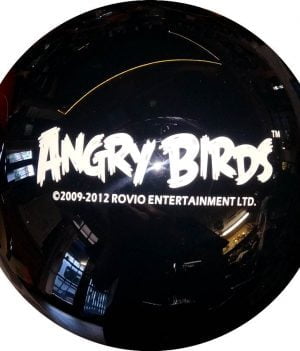 Angry Birds Noir (Semi Transparente)