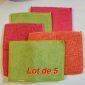 Pad Microfibre Double Face (Lot de 5)