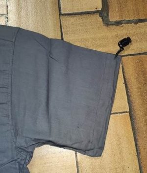 Chemise en coton Motif Loup Gris (Medium)