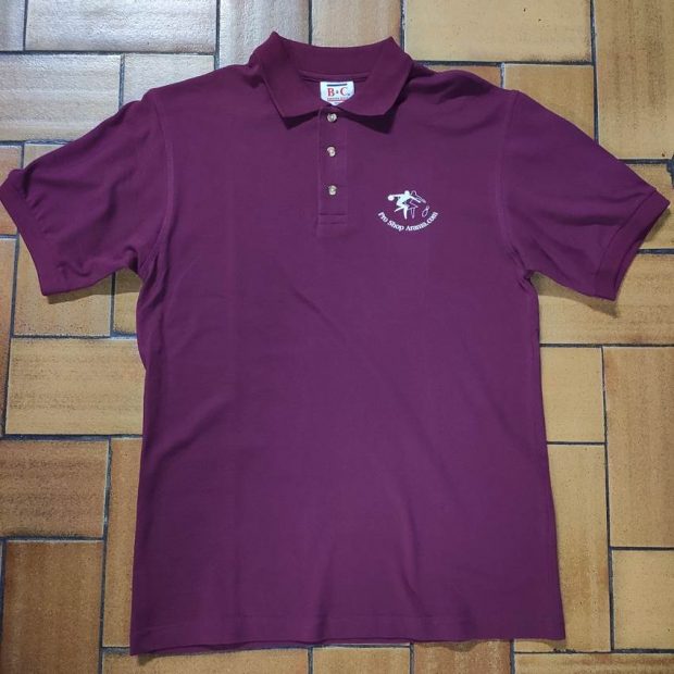 Polo Motif bowling Bordeaux (Small)