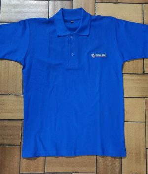 Polo Motif bowling Bleu (Small)