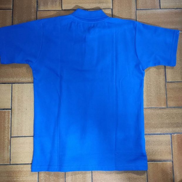 Polo Motif bowling Bleu (Small)