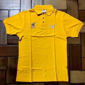 Polo-ProShop-Jaune-dessin-loup