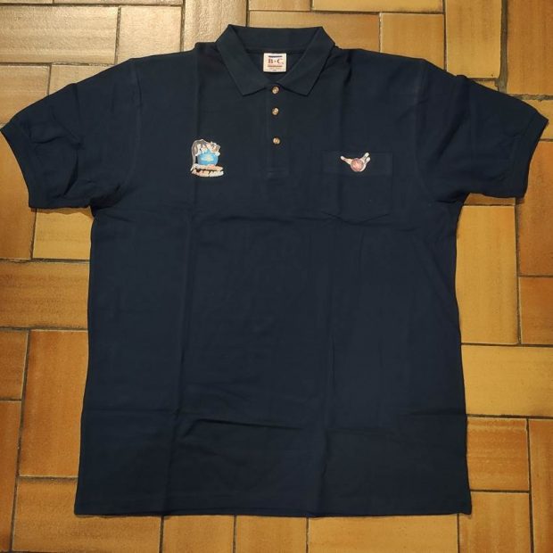 Polo Motif Rominet Bleu Marine avec poche (XX-Large)