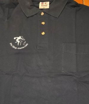 Polo Motif bowling Bleu Marine avec poche (XX-Large)