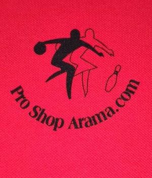 Polo Motif bowling Rouge avec poche (XX-Large)