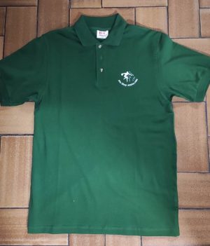 Polo Motif bowling Vert foncé (Small)