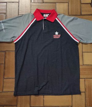 Polo RotoGrip Gris/Blanc/Rouge (Medium)