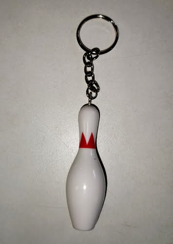 Porte-Clé Quille blanc