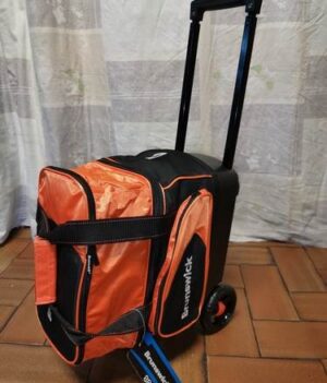 Sac 1 Boule Roulettes Brunswick Flash Orange/Noir