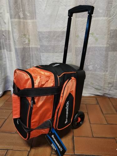 Sac 1 Boule Roulettes Brunswick Flash Orange/Noir