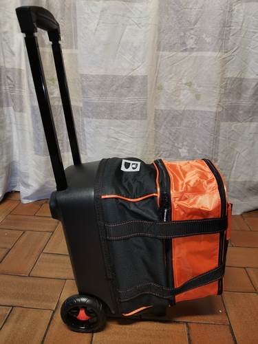 Sac 1 Boule Roulettes Brunswick Flash Orange/Noir