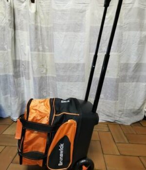 Sac 1 Boule Roulettes Brunswick Flash Orange/Noir