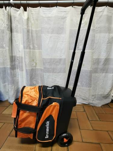 Sac 1 Boule Roulettes Brunswick Flash Orange/Noir