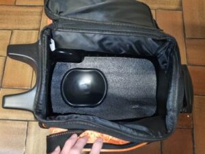 Sac 1 boule Roulettes Brunswick Flash Orange/Noir détail 5