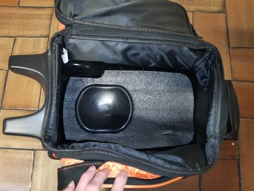 Sac 1 Boule Roulettes Brunswick Flash Orange/Noir