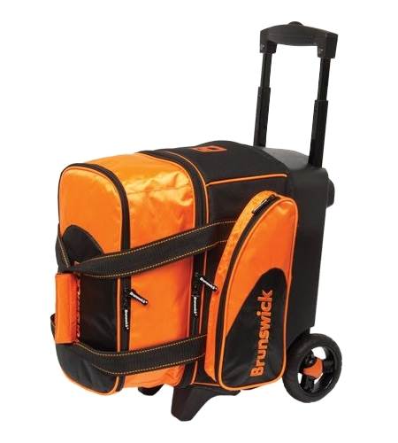 Sac 1 Boule Roulettes Brunswick Flash Orange/Noir
