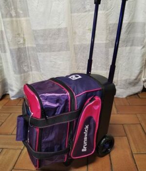 Sac 1 Boule Roulettes Brunswick Flash Purple/Rose