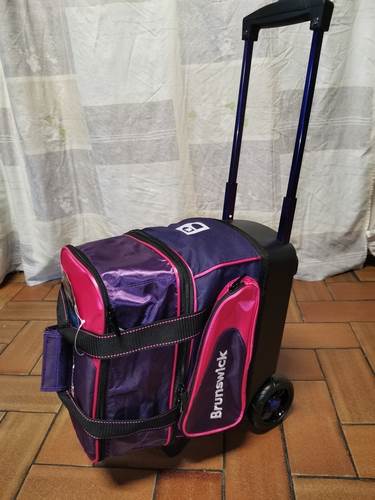Sac 1 Boule Roulettes Brunswick Flash Purple/Rose