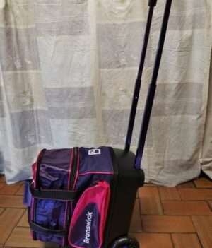 Sac 1 Boule Roulettes Brunswick Flash Purple/Rose