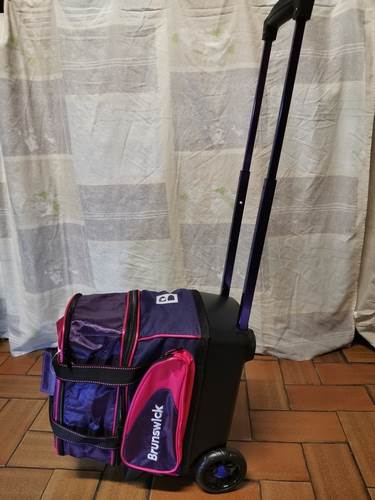 Sac 1 Boule Roulettes Brunswick Flash Purple/Rose