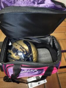 Sac 1 boule Roulettes Brunswick Flash Purple/Rose détail 5