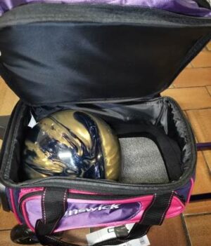 Sac 1 Boule Roulettes Brunswick Flash Purple/Rose