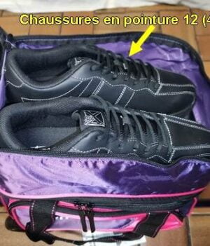 Sac 1 Boule Roulettes Brunswick Flash Purple/Rose