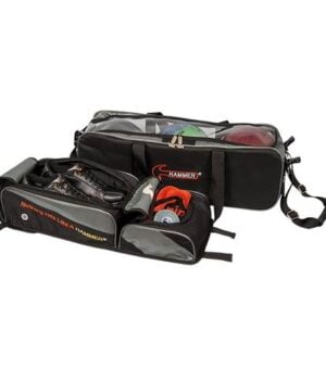Sac 3 Boules Tote Plus Hammer Gris/Noir (avec compartiment)