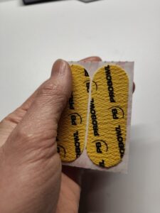 Fitting Tape prédécoupé Jaune ProBowl en détail