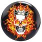 Flaming Skull (tête de mort enflammée)